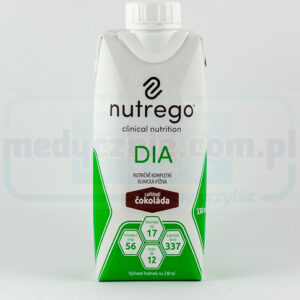 Nutrego DIA 12x330 ml Czekoladowy dieta dla pacjentów z cukrzycą